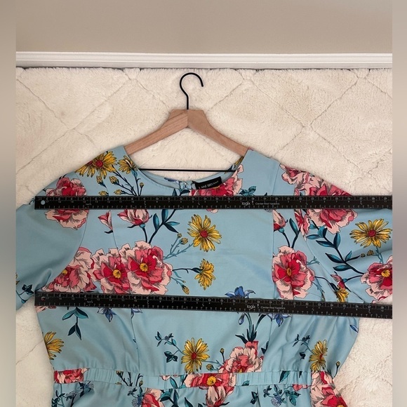 Lane Bryant X Fast Roma vintage flora midi dress size 26 - Picture 6 of 16